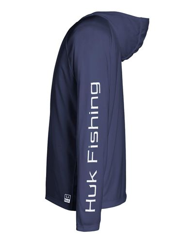 Huk LoPro Pursuit Long Sleeve Hooded T-Shirt image thumbnail