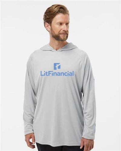 Columbia PFG Terminal Tackle™ Hooded Long Sleeve T-Shirt image thumbnail