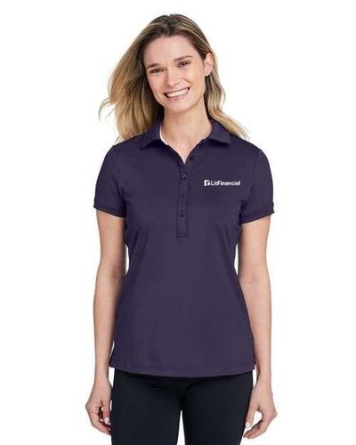 Fairway & Greene Women's Claire Tech Polo image thumbnail Fairway & Greene Women's Claire Tech Polo image thumbnail