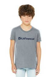 Image of BELLA+CANVAS Youth Heather CVC Tee