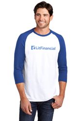 Image of District Perfect Tri 3/4-Sleeve Raglan