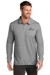 Image of TravisMathew Oceanside Heather Long Sleeve Polo