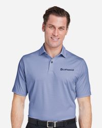 Image of Fairway & Greene USA Made Mini Stripe Tech Polo - I11526