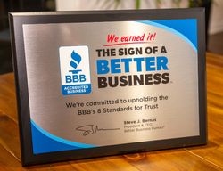 Image of BBB® Accreditation Plaque