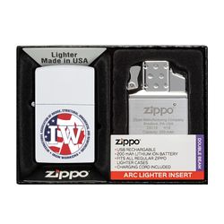 Image of Matte Zippo® Lighter & Single Butane Insert Gift Set