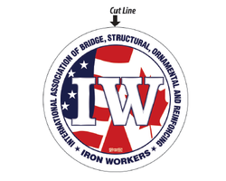 Image of Hard Hat Sticker – 2 ½” Round