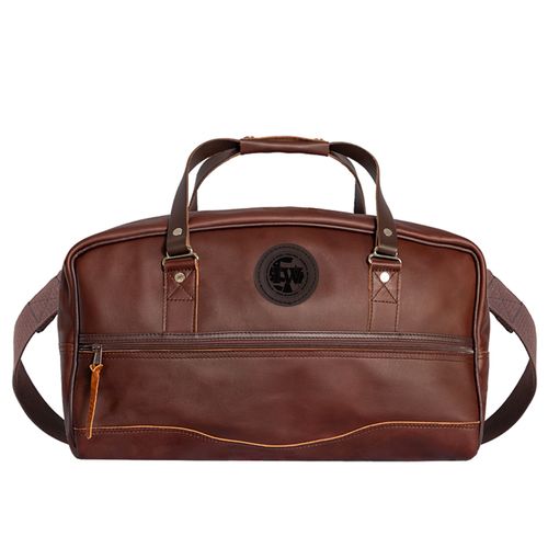 Bison Leather Weekender Duffel​ image thumbnail