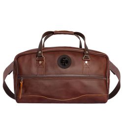 Image of Bison Leather Weekender Duffel​