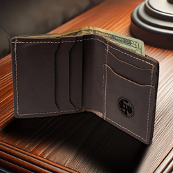 Image of Leather Bifold Wallet​