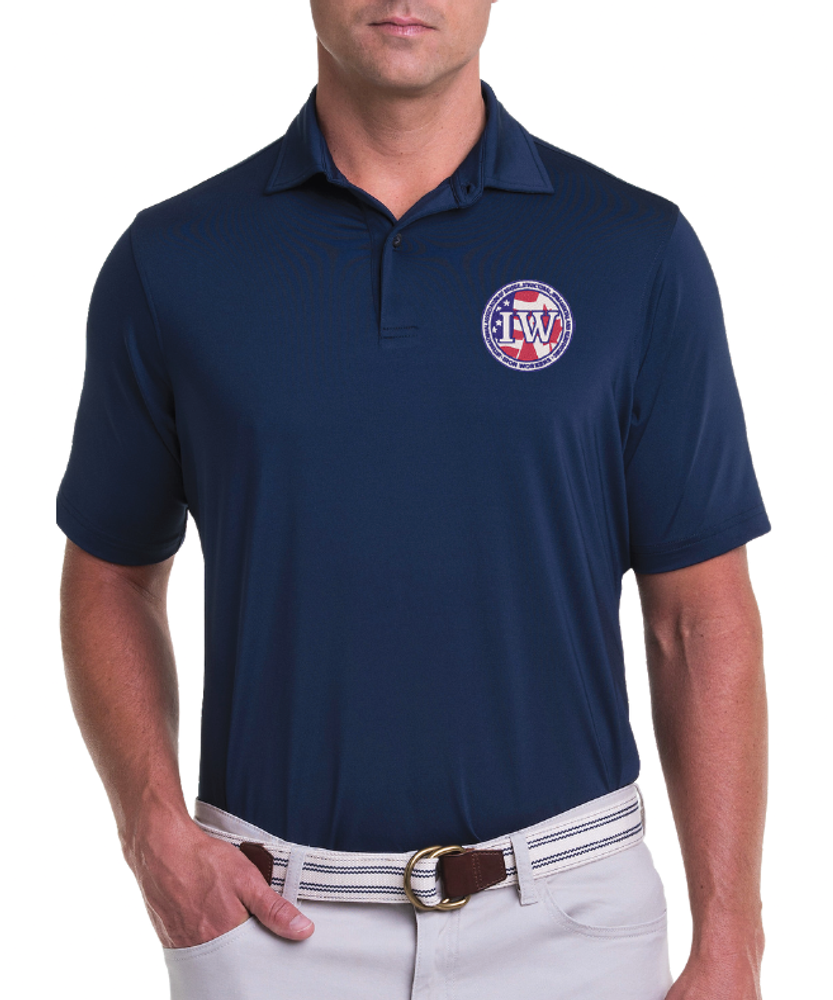 Navy F&G USA Tourn.Tech Jersey Solid Polo primary image