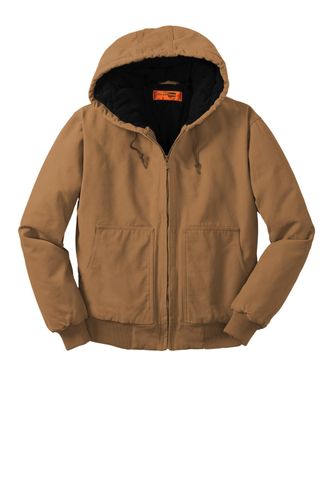 CornerStone Washed Duck Cloth Insulated Hooded Work Jacket. CSJ41 image thumbnail