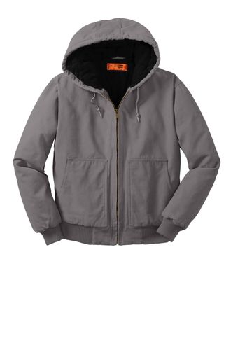 CornerStone Washed Duck Cloth Insulated Hooded Work Jacket. CSJ41 image thumbnail