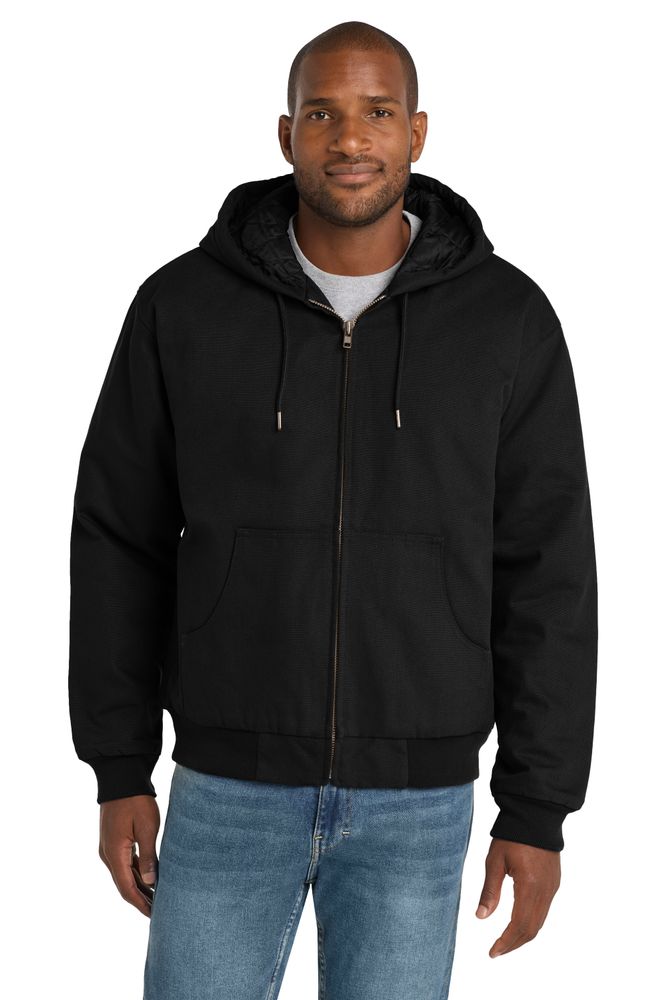 CornerStone Tall Duck Cloth Hooded Work Jacket. TLJ763H primary image
