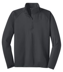 Image of Sport-Tek Tall Sport-Wick Stretch 1/4-Zip Pullover. TST850