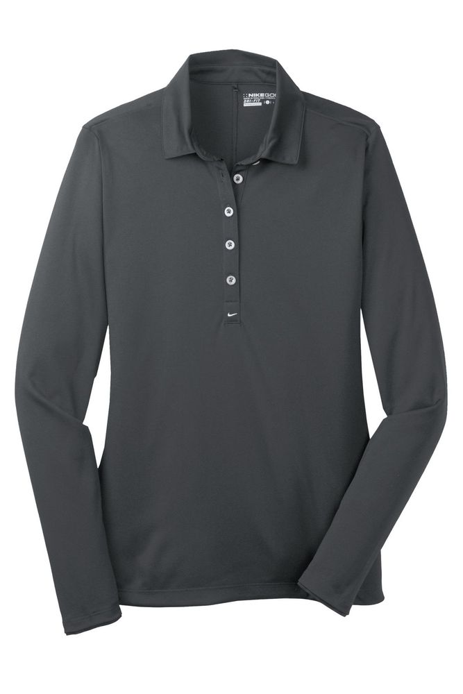 Nike Ladies Long Sleeve Dri-FIT Stretch Tech Polo. 545322 primary image