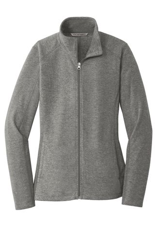 Port Authority Ladies Heather Microfleece Full-Zip Jacket. L235 image thumbnail