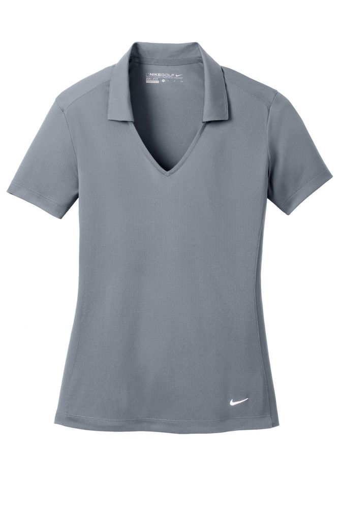 Nike Ladies Dri-FIT Vertical Mesh Polo. 637165 primary image