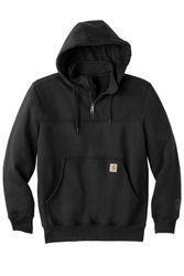 Image of Carhartt Rain Defender Paxton Heavyweight Hooded Zip Mock Sweatshirt