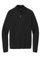 Image of Brooks Brothers Cotton Stretch 1/4-Zip Sweater