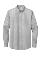 Image of Brooks Brothers Wrinkle-Free Stretch Patterned Shirt
