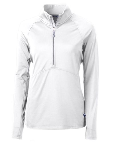 Cutter & Buck Adapt Eco Knit Stretch Recycled Womens Half Zip Pullover image thumbnail