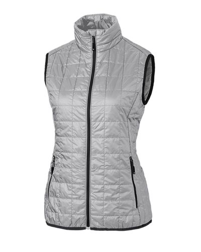 Cutter & Buck Rainier PrimaLoft Womens Eco Insulated Full Zip Puffer Vest image thumbnail