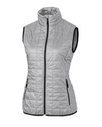 Image of Cutter & Buck Rainier PrimaLoft Womens Eco Insulated Full Zip Puffer Vest