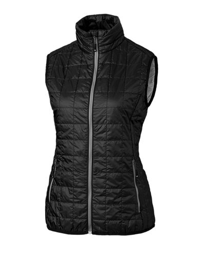 Cutter & Buck Rainier PrimaLoft Womens Eco Insulated Full Zip Puffer Vest image thumbnail