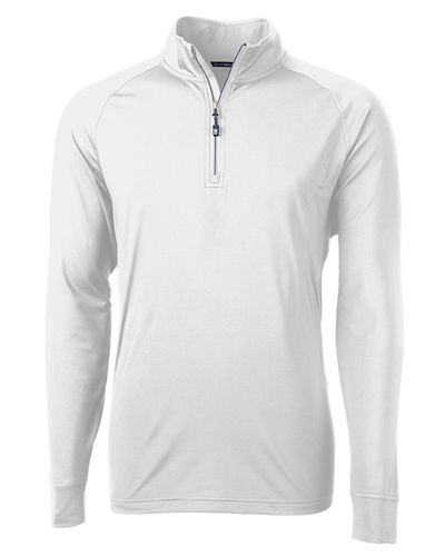 Cutter & Buck Adapt Eco Knit Stretch Recycled Mens Quarter Zip Pullover image thumbnail