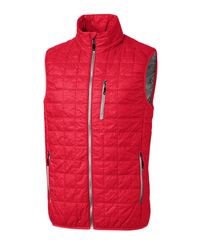 Image of Cutter & Buck Tall Rainier PrimaLoft Mens Eco Insulated Full Zip Puffer Vest