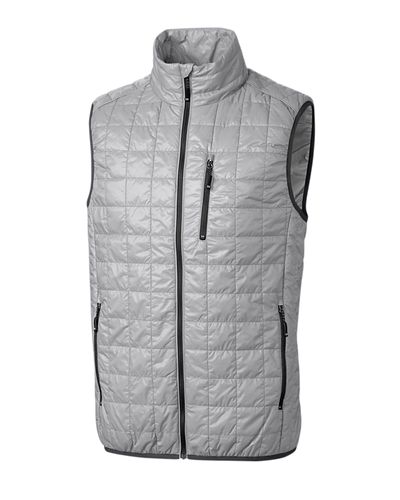 Cutter & Buck Tall Rainier PrimaLoft Mens Eco Insulated Full Zip Puffer Vest image thumbnail