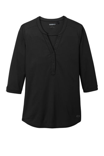 OGIO Ladies Jewel Henley image thumbnail