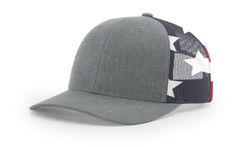 Image of Printed Mesh Trucker Cap - Embroidery
