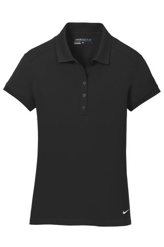 Nike Ladies Dri-FIT Solid Icon Pique Modern Fit Polo image thumbnail