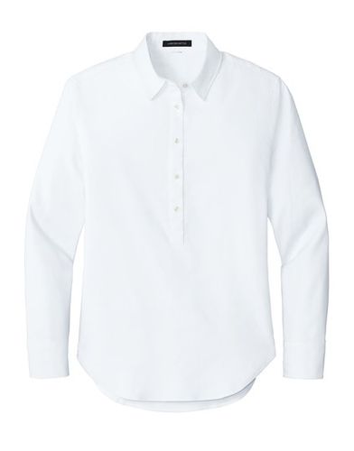 Mercer+Mettle Women's Long Sleeve Modern Oxford Shirt image thumbnail