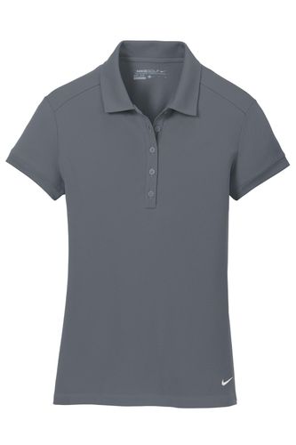 Nike Ladies Dri-FIT Solid Icon Pique Modern Fit Polo image thumbnail
