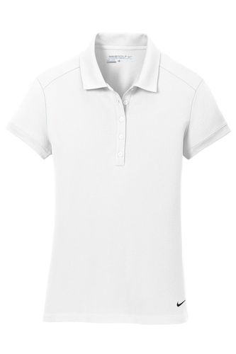 Nike Ladies Dri-FIT Solid Icon Pique Modern Fit Polo image thumbnail