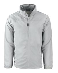 Image of Cutter & Buck Charter Eco Knit Recycled Big & Tall Full-Zip Jacket Big & Tall