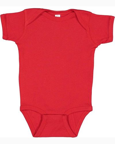 Rabbit Skins Infants'5 oz. Baby Rib Lap Shoulder Bodysuit image thumbnail
