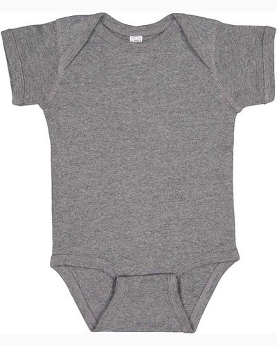 Rabbit Skins Infants'5 oz. Baby Rib Lap Shoulder Bodysuit image thumbnail