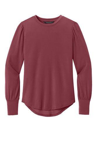 Mercer+Mettle Women's Stretch Jersey Long Sleeve Blouson Top image thumbnail