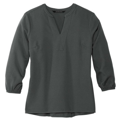 Mercer+Mettle Women's Stretch Crepe 3/4-Sleeve Blouse image thumbnail
