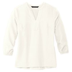 Image of Mercer+Mettle Women's Stretch Crepe 3/4-Sleeve Blouse
