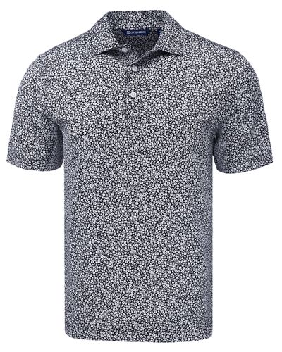 Cutter & Buck Pike Eco Flora Print Recycled Mens Polo image thumbnail