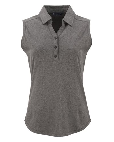 Cutter & Buck Forge Eco Stretch Recycled Womens Sleeveless Polo image thumbnail