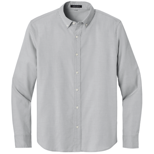 Men's Mercer+Mettle Long Sleeve Modern Oxford Shirt image thumbnail