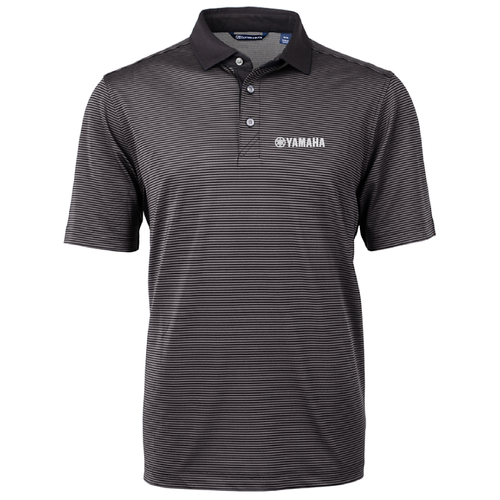 Men's Cutter & Buck Tall Virtue Eco Stripe Recycled Polo image thumbnail