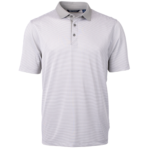 Men's Cutter & Buck Tall Virtue Eco Stripe Recycled Polo image thumbnail