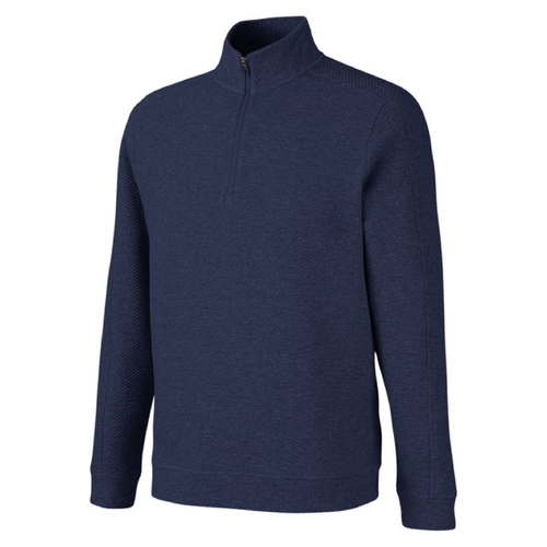 Men's North End Men's Spirit Textured Quarter-Zip image thumbnail
