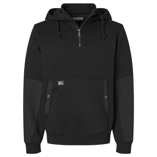Men's DRI DUCK Mission Quarter-Zip Hooded Pullover  image thumbnail